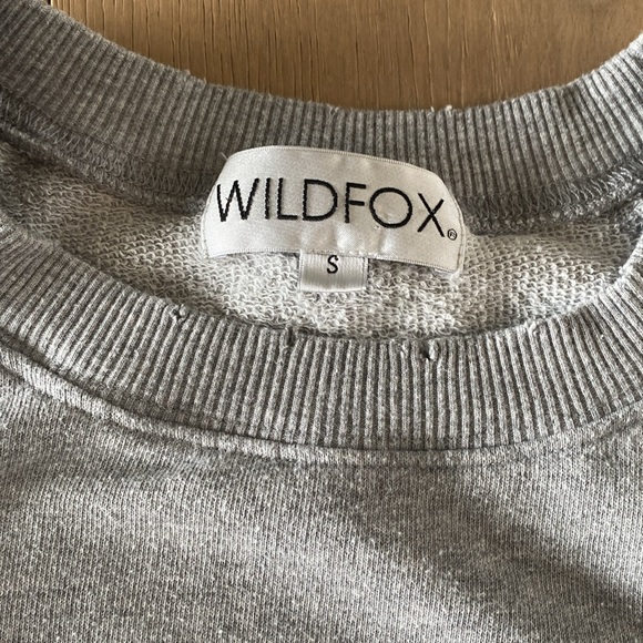 WILDFOX MERCI collegiate style sweatshirt S - Picture 5 of 8